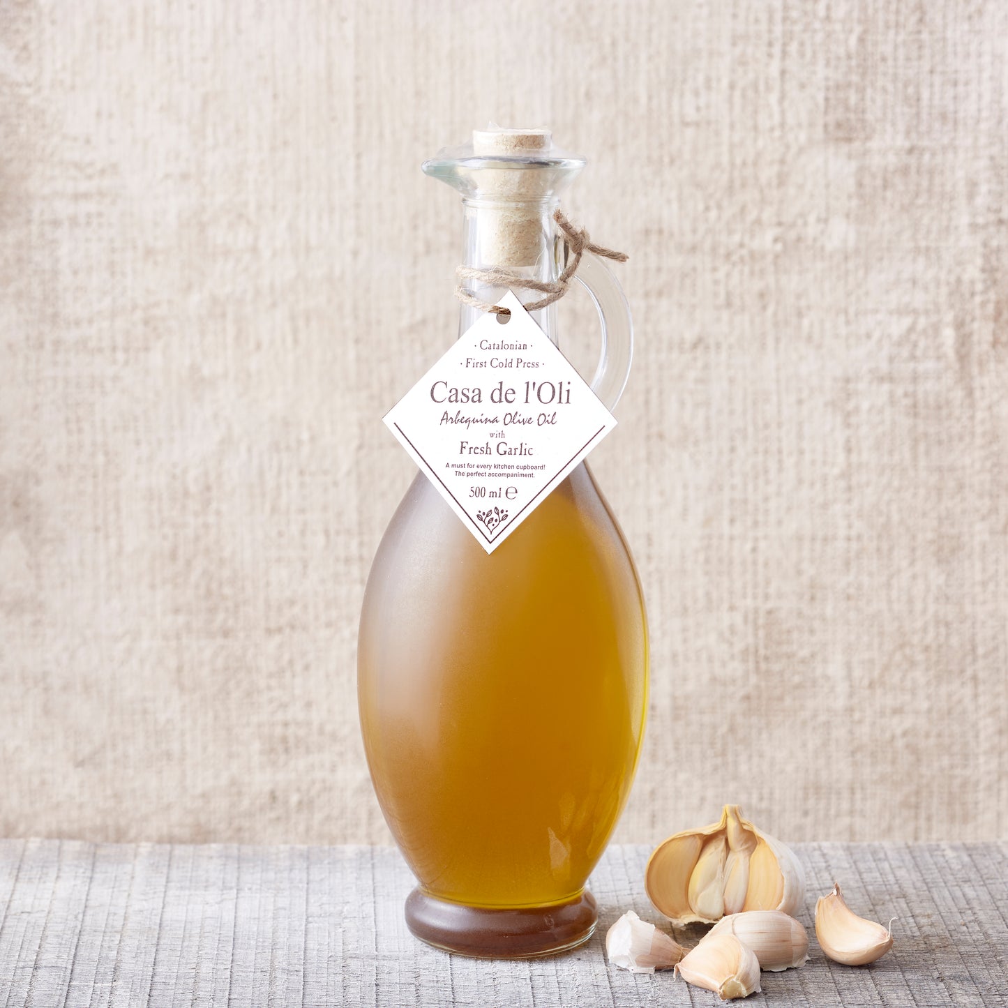 Arbequina Olive Oil with Fresh Garlic