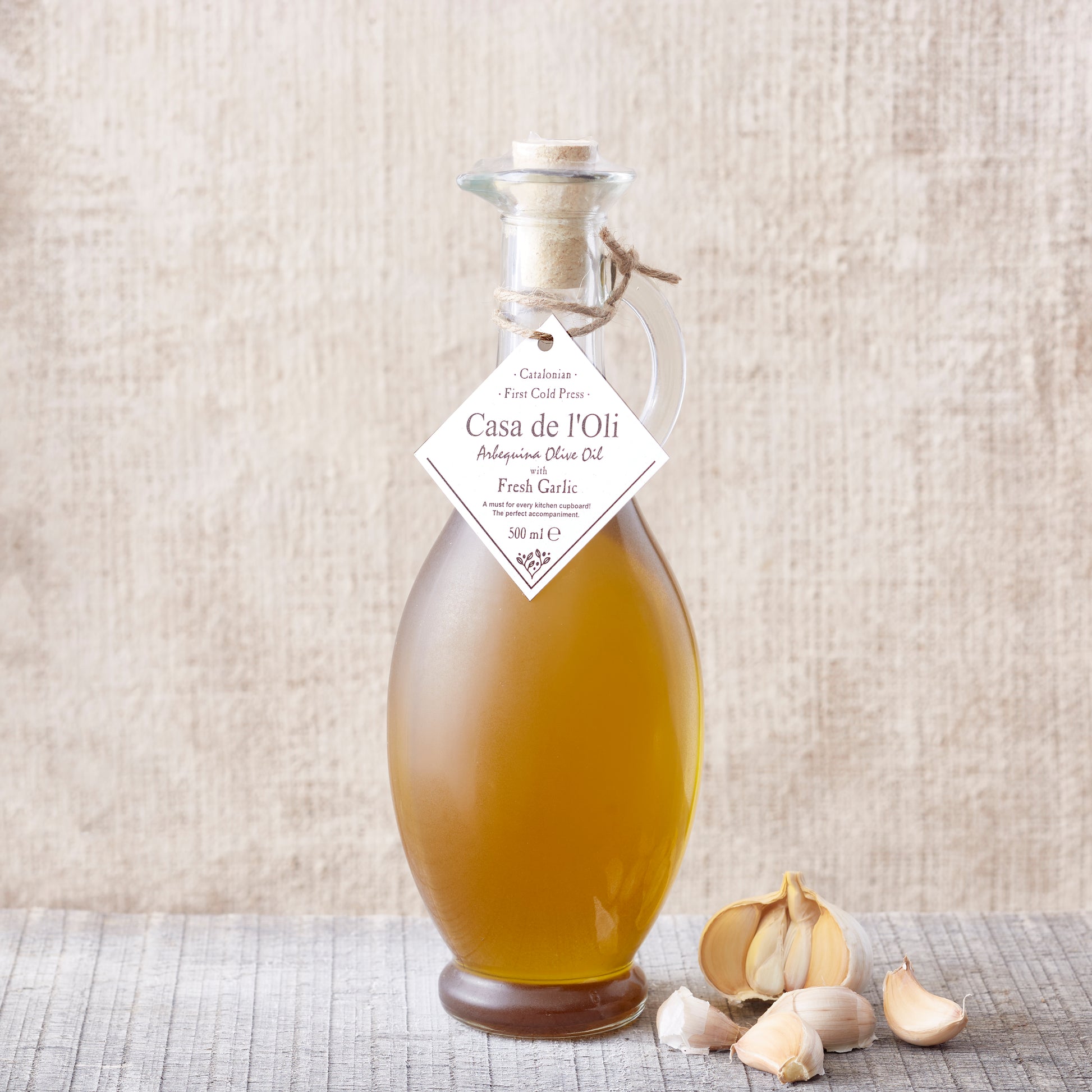 Arbequina Olive Oil with Fresh Garlic