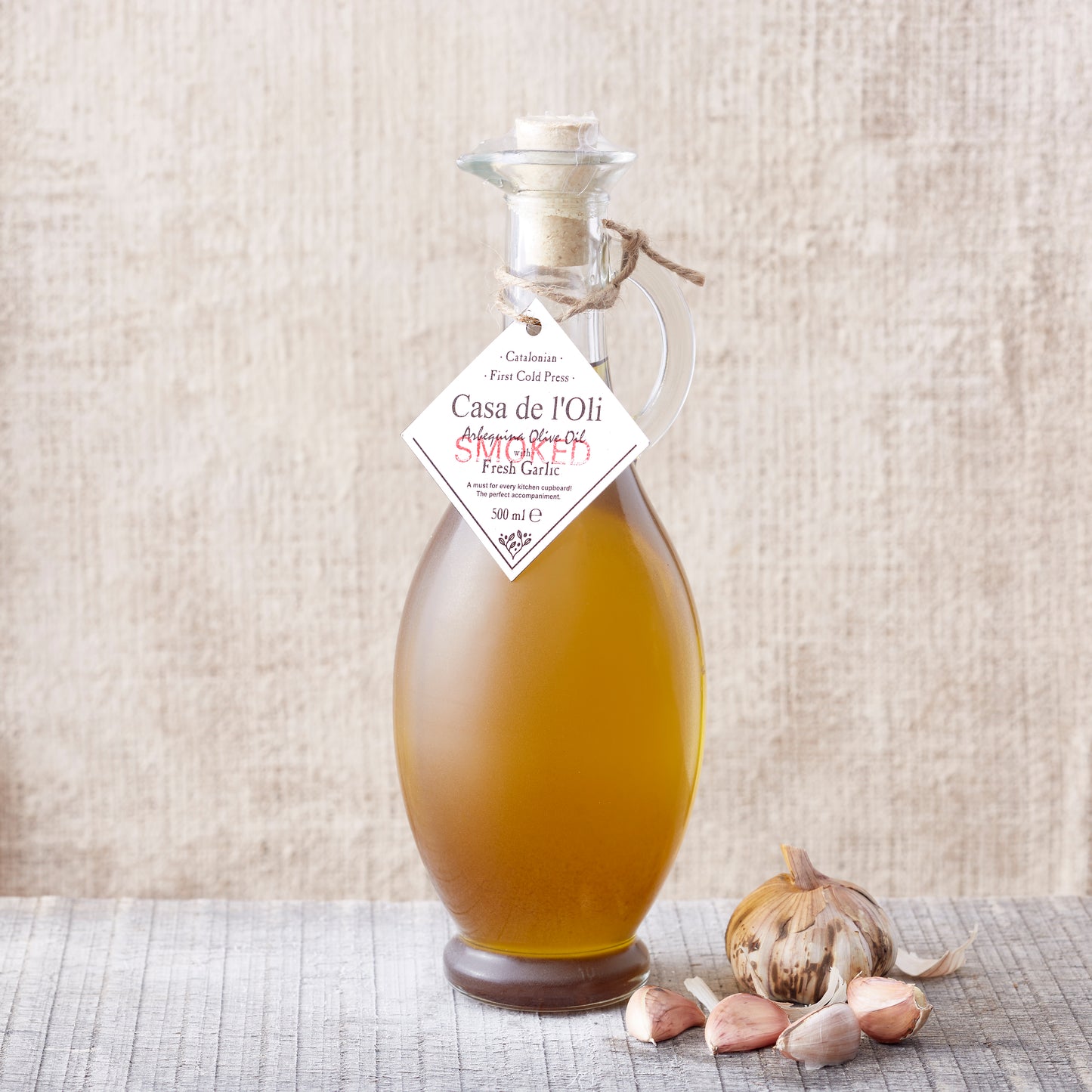Arbequina Olive Oil with Garlic 'Cold Smoked'