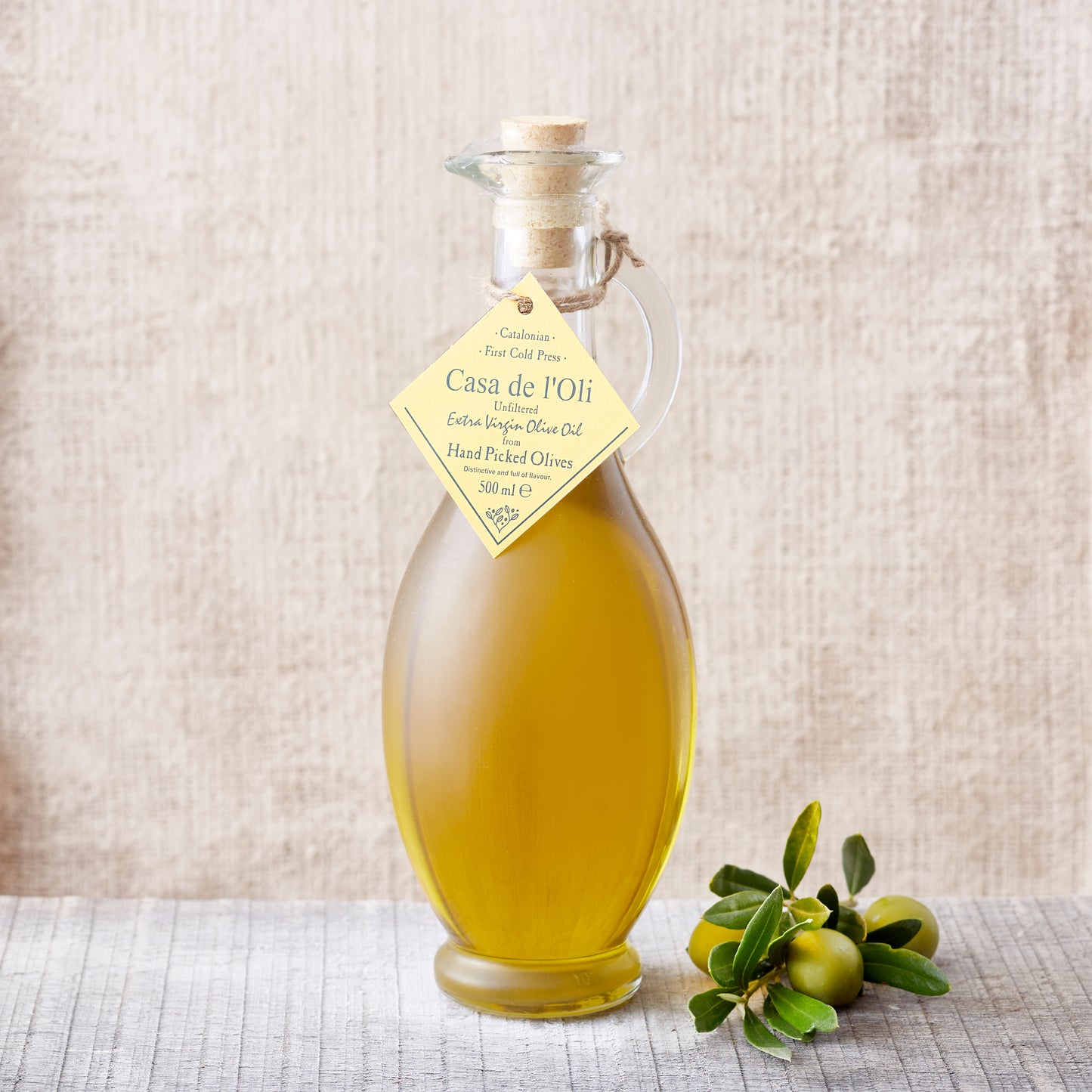 Casa de l'Oli Unfiltered Extra Virgin Olive Oil from Hand Picked Olives