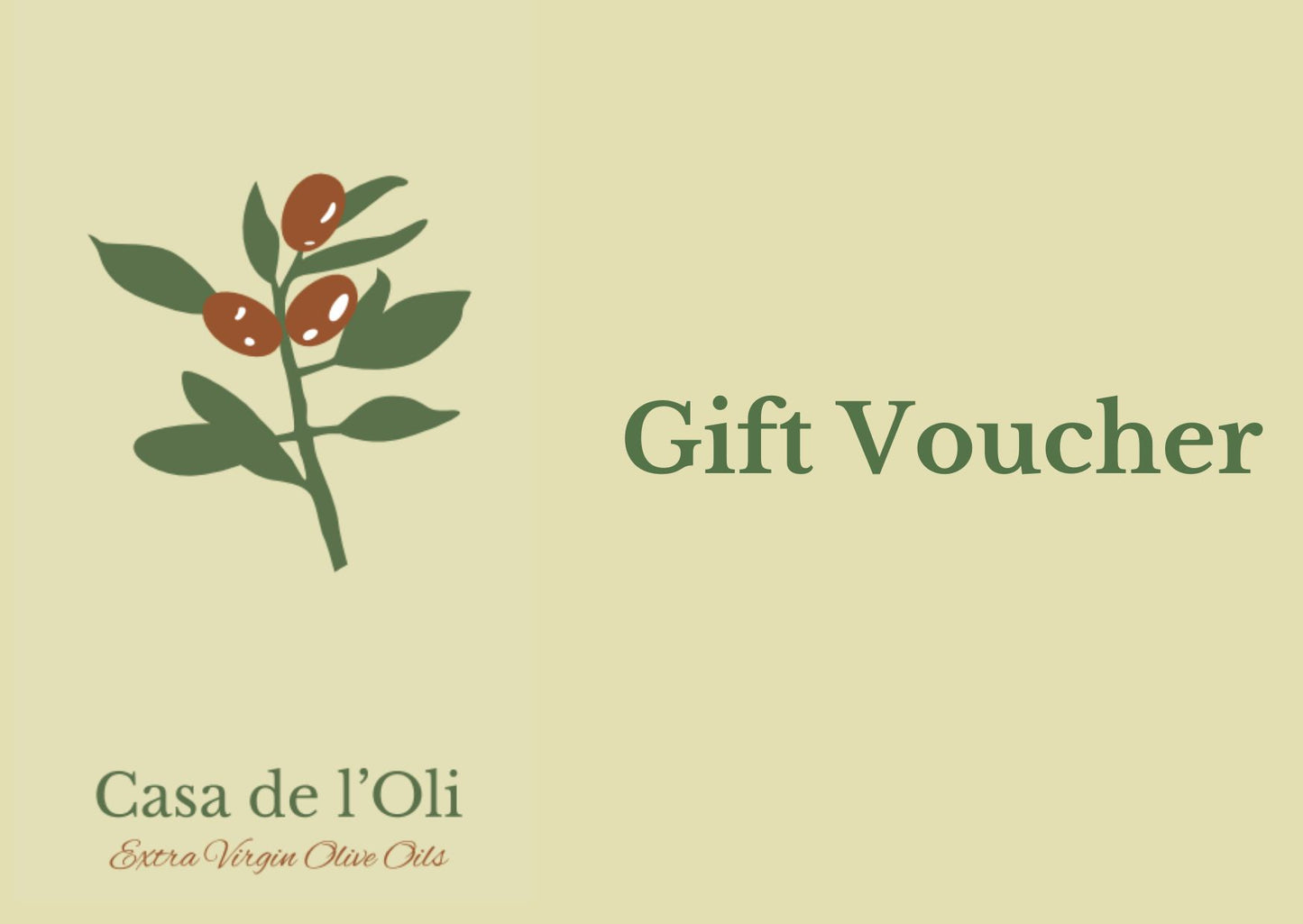 Casa de l'Oli Gift Voucher