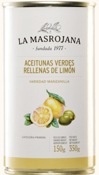 La Masrojana Stuffed Green Olives with Lemon